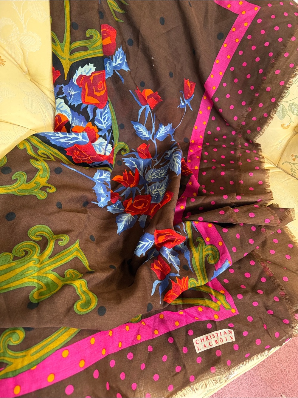 Christian Lacroix Brown wool blend